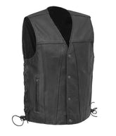 Biker Club Leather Vest